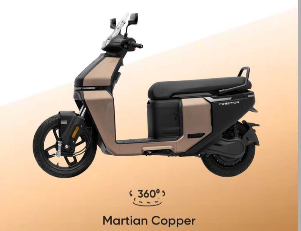 Orbitter Electric Scooter In Martian Copper Colour